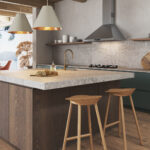 Caesarstone 6046 Moorland Fog Kitchen
