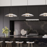 Caesarstone 5100 Vanilla Noir surface in mosern kichen